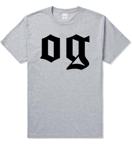 OG Lower Case Original Gangster Old School Mens T-Shirt 2
