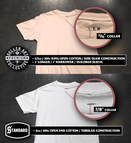 Sullen Men's My Ride or Die Choloha Capsule Tattoo Lifestyle Graphic Standard Cotton Short Sleeve Tee 8