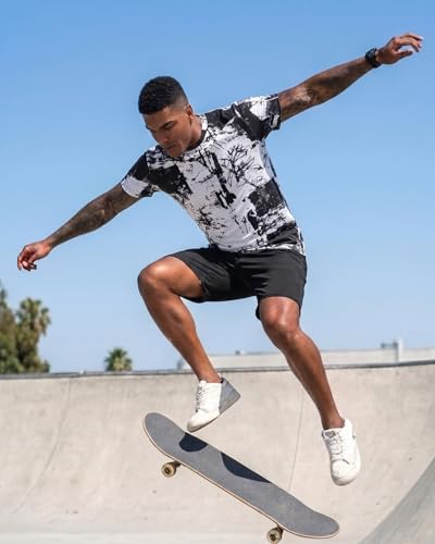T Shirts for Men Graphic Tees Hipster Hip Hop Crewneck Casual Print Tops 6