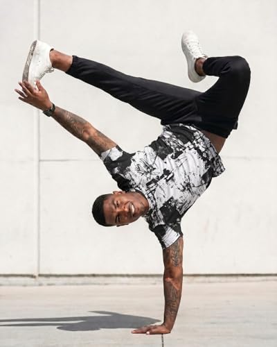 T Shirts for Men Graphic Tees Hipster Hip Hop Crewneck Casual Print Tops 7