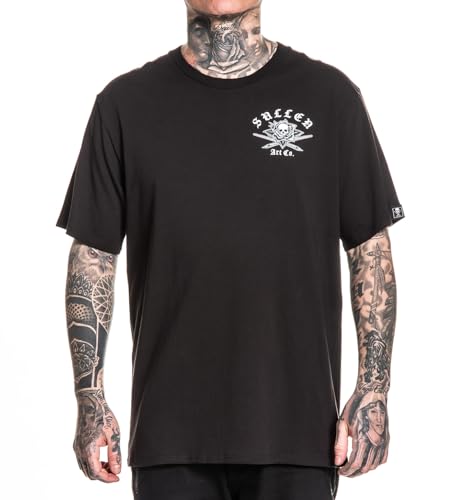 Sullen Men's My Ride or Die Choloha Capsule Tattoo Lifestyle Graphic Standard Cotton Short Sleeve Tee 3
