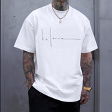 Mens Graphic T-Shirts Letter Print T-Shirt Streetwear Oversized Tshirts for Men Fashion Casual Shirts Summer Tees 5
