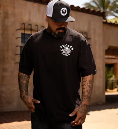 Sullen Men's My Ride or Die Choloha Capsule Tattoo Lifestyle Graphic Standard Cotton Short Sleeve Tee 6