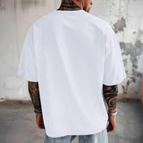 Mens Graphic T-Shirts Letter Print T-Shirt Streetwear Oversized Tshirts for Men Fashion Casual Shirts Summer Tees 6