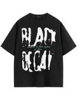 Vamtac Men's Oversized Letter Graphic T Shirt Y2K Vintage Tee Loose fit Urban Tee Streetwear Fashion Cotton Shirt