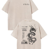 UOUA Men's Graphic Tees Washed Oversized Short Sleeve T-Shirts 8