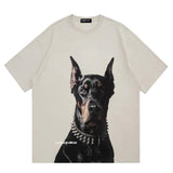 Vamtac Dog Graphic T Shirt, Oversized Y2K Streetwear Tee