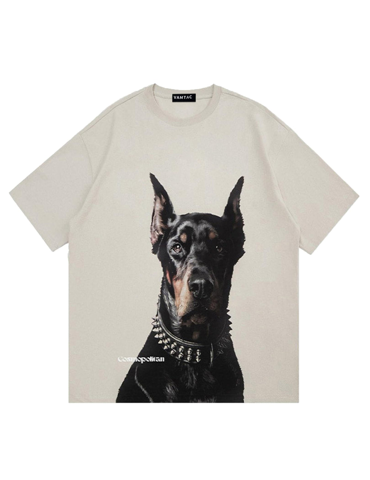 Vamtac Dog Graphic T Shirt, Oversized Y2K Streetwear Tee
