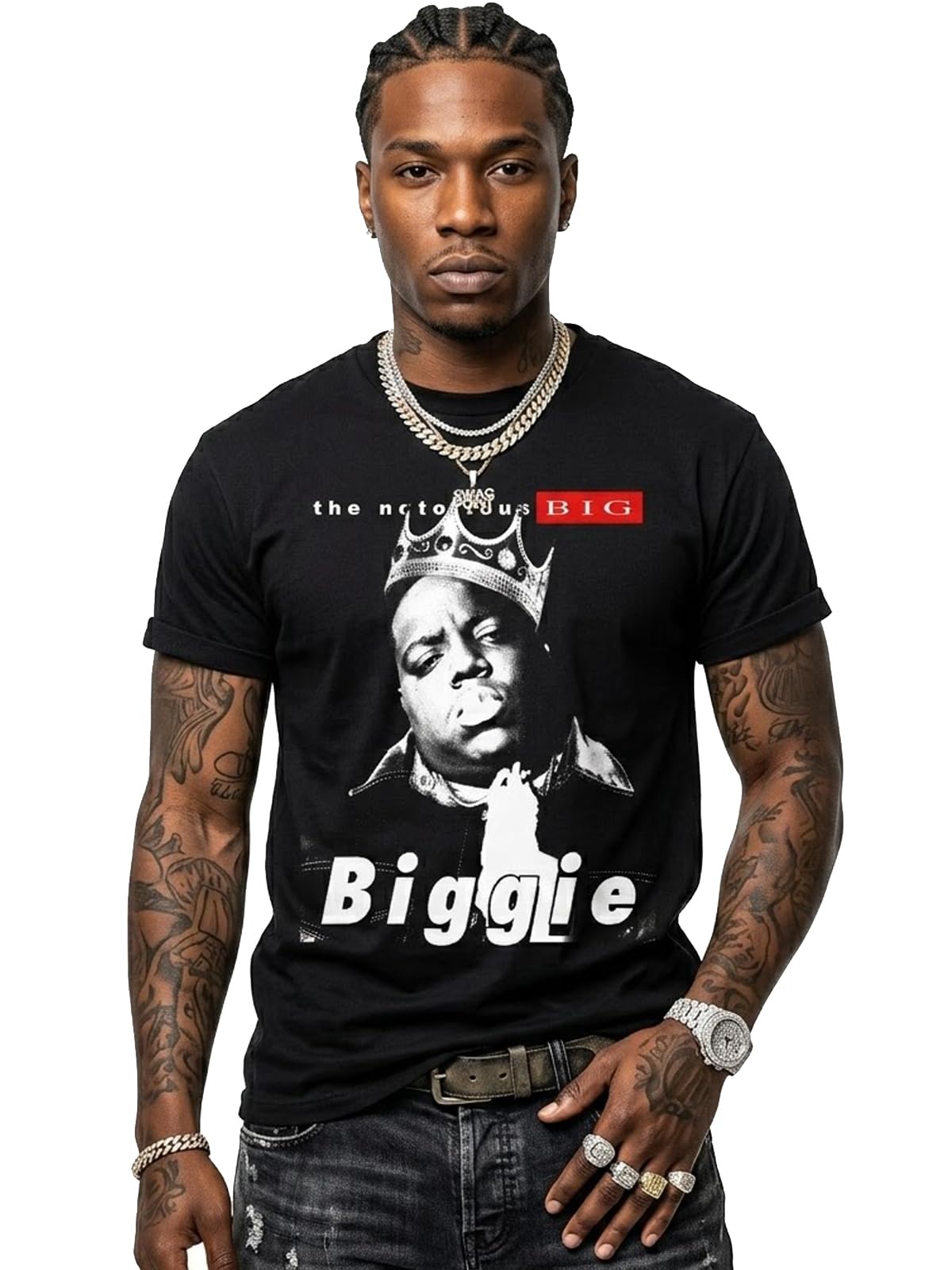 Swag Point 100% Cotton Hip Hop Vinatage Graphic T-Shirts