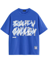 Vamtac Men's Oversized Letter Graphic T Shirt Y2K Vintage Tee Loose fit Urban Tee Streetwear Fashion Cotton Shirt 8
